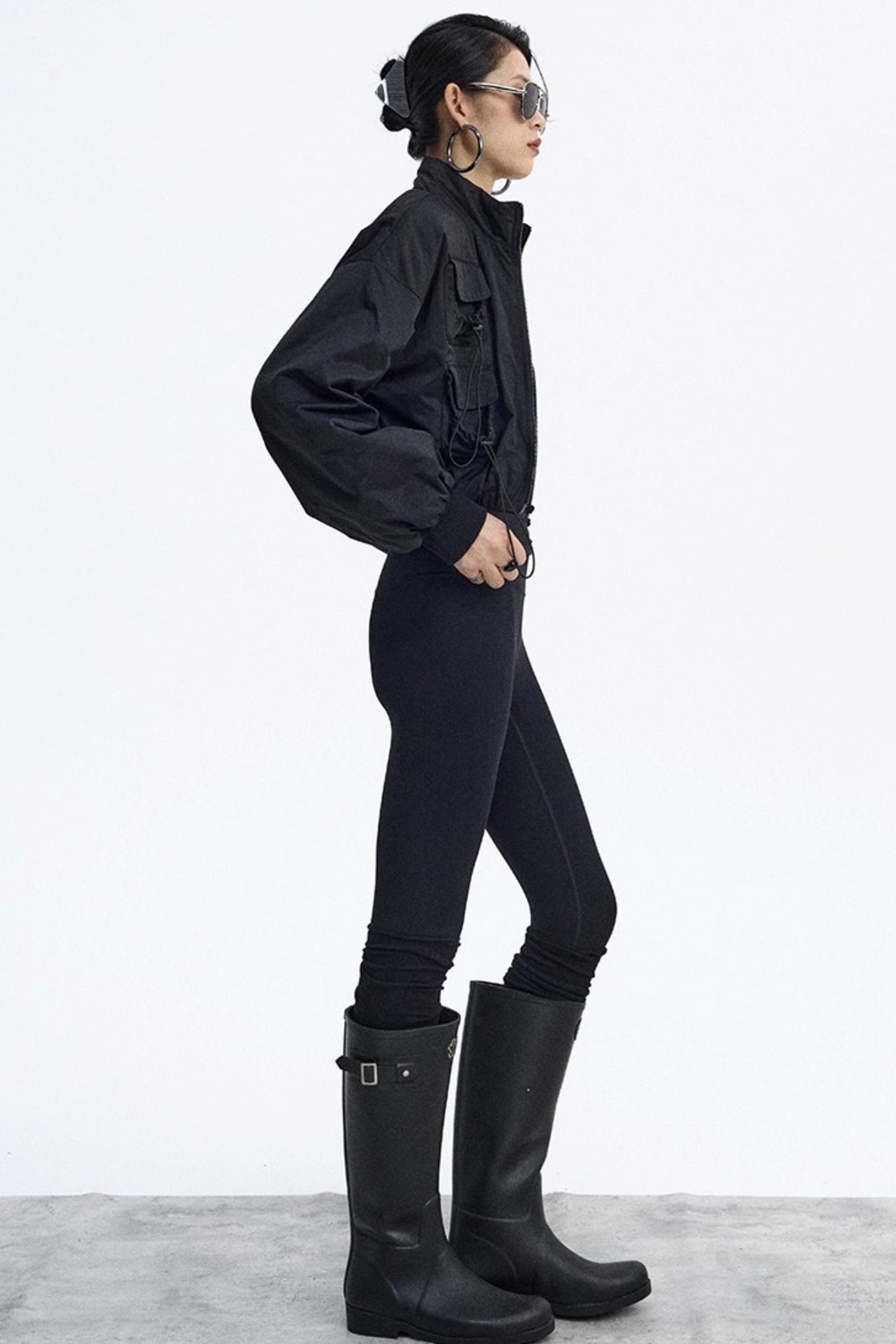 Pig Nose Multi-Pocket Flight Jacket