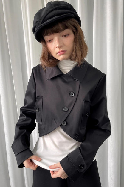 Black Versatile Short Jacket