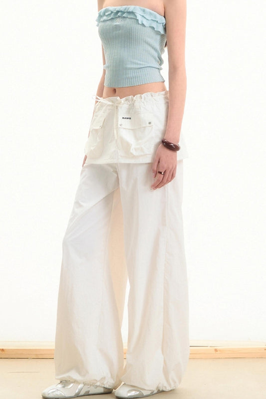 Layered Multi-Pocket Cargo Pants