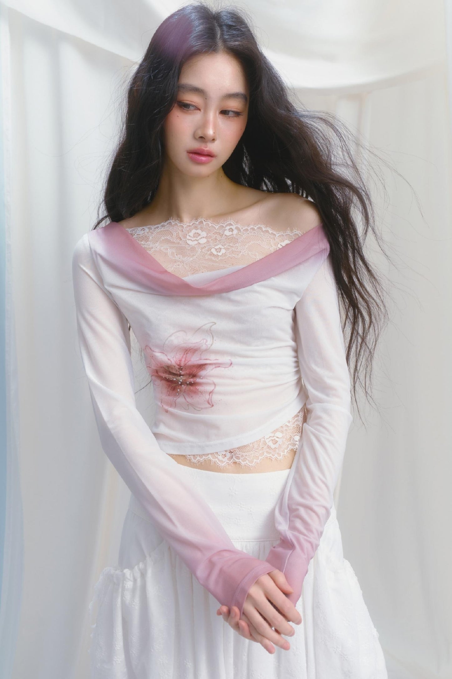 Romantic Lace Patchwork Tee