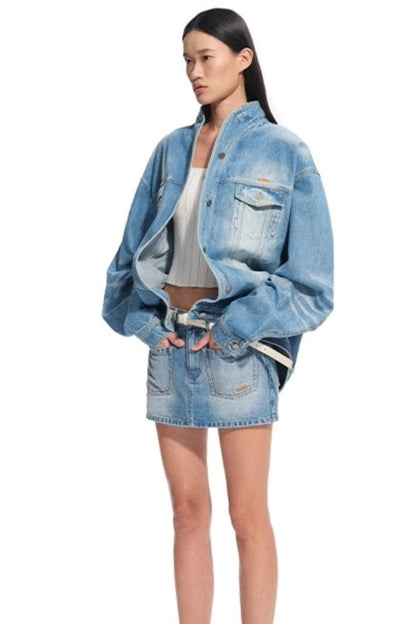 Modern Water Straight Skirt