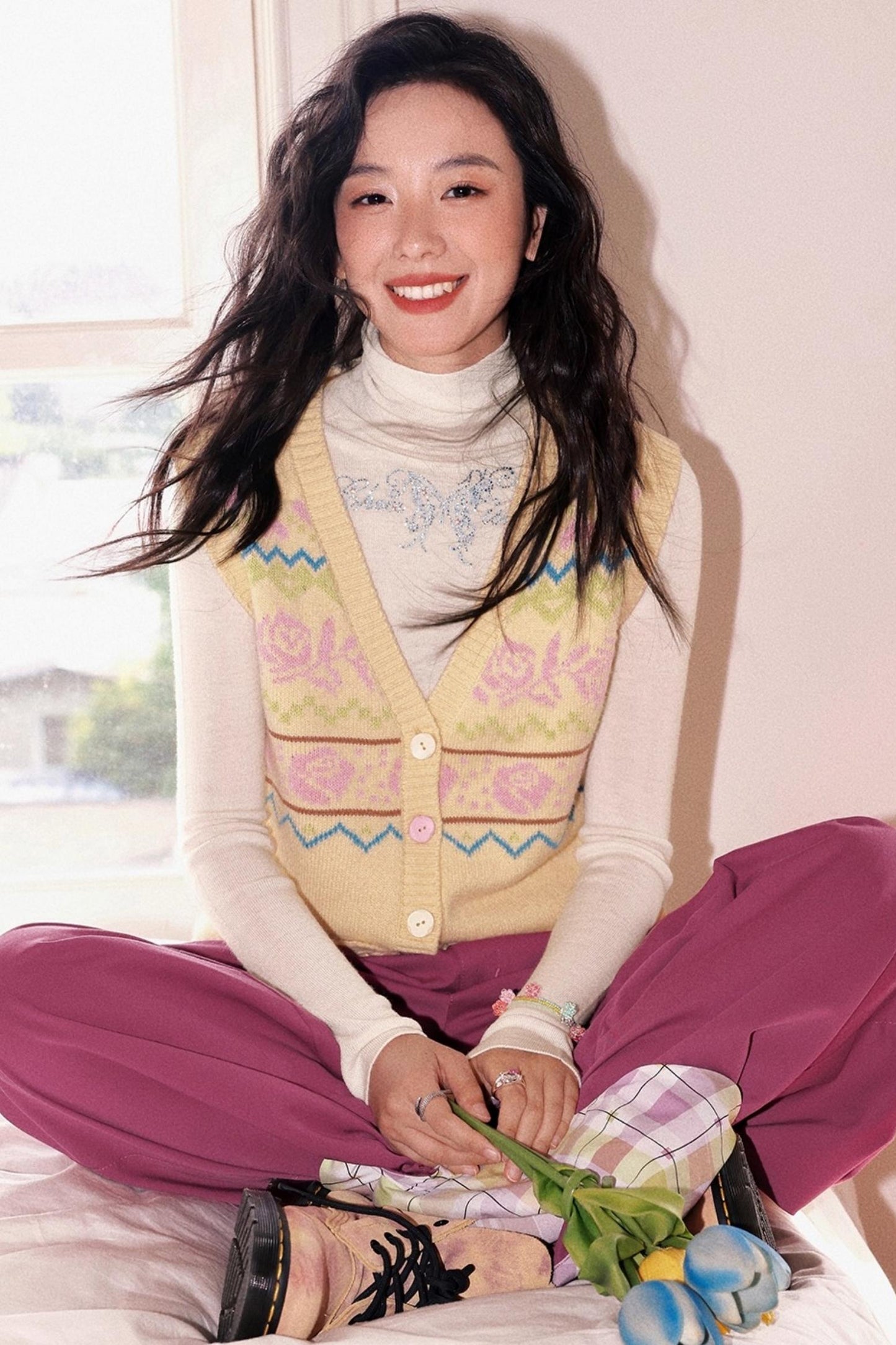 Butterfly Light Wool Sweater