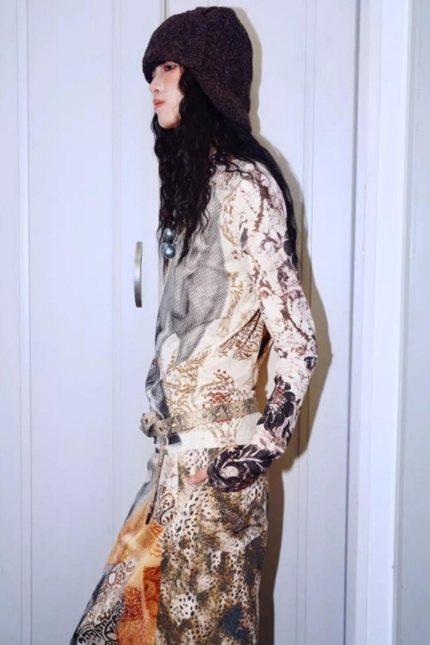 Autumn Niche Printed Sleeve Top