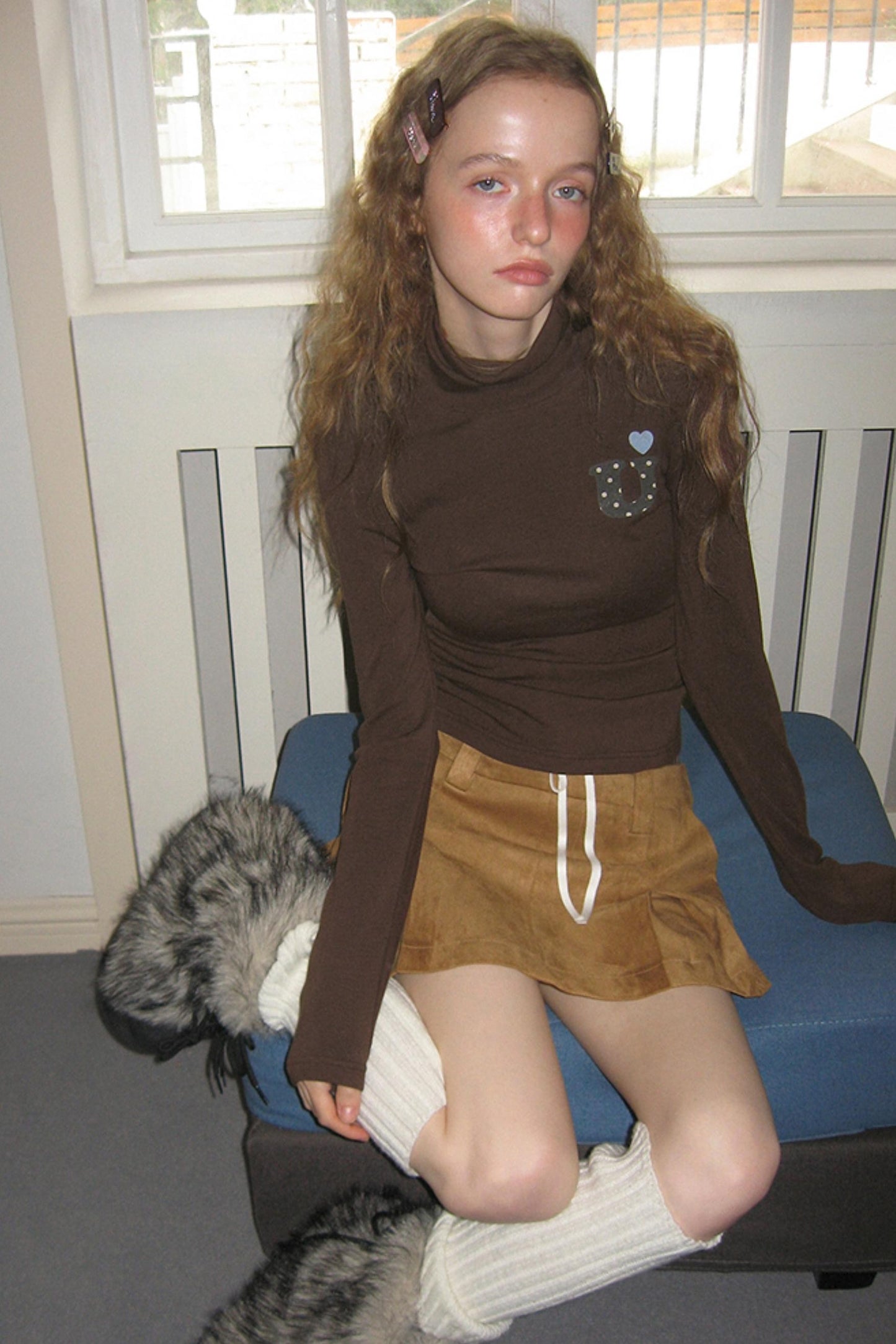 Early Winter Ruched Top