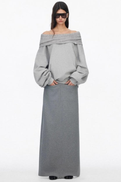 Versatile Slimming Straight Skirt