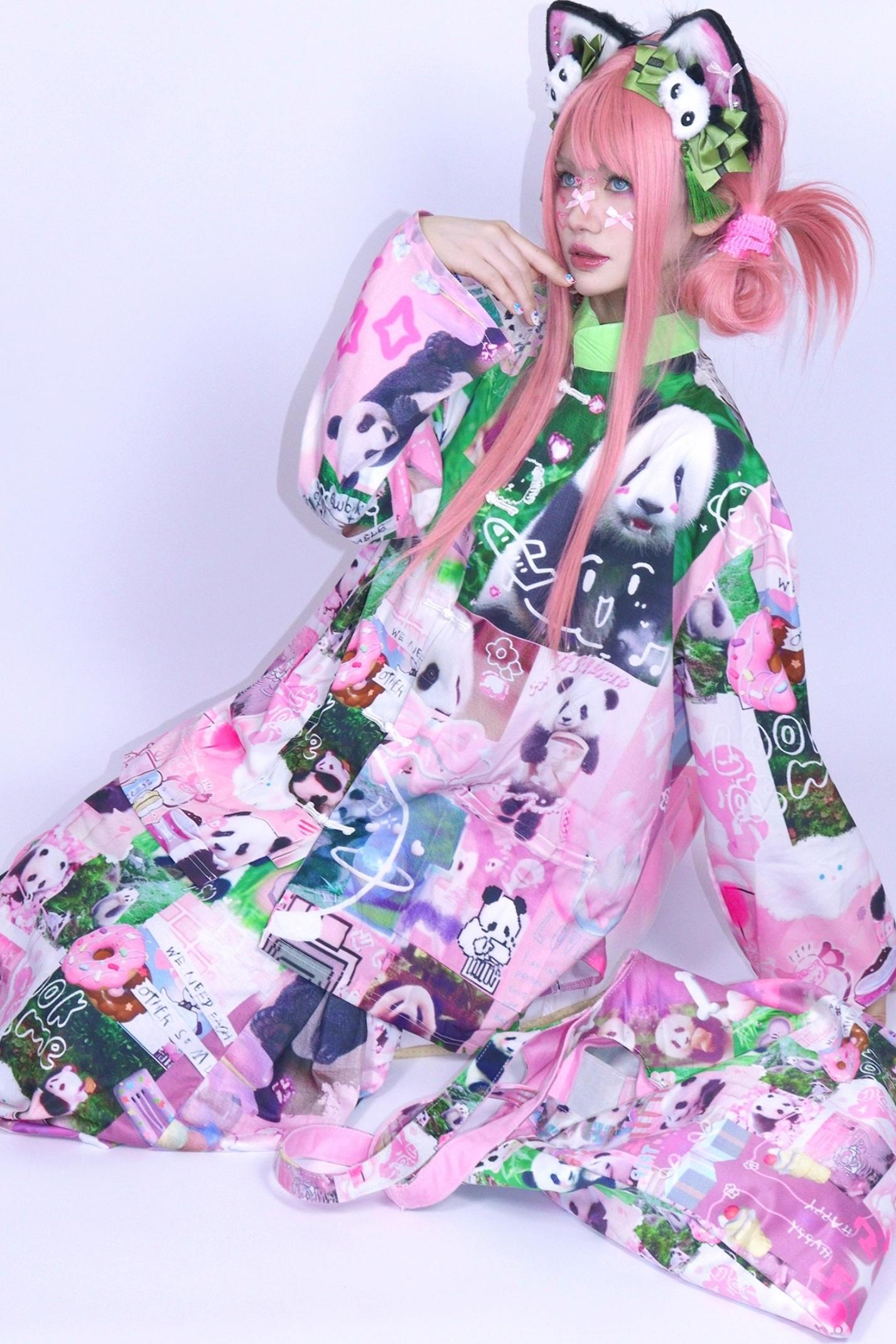 Panda Cartoon Long Skirt