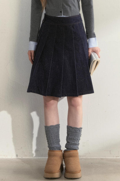 Retro Dot Denim Jacket Set-Up