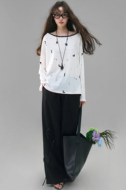 Wilderness Rabbit Crew Neck Top Set-Up