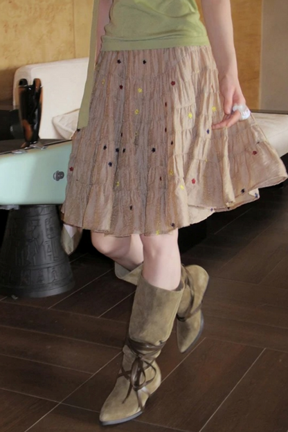 Sparkling Polka Dot Skirt
