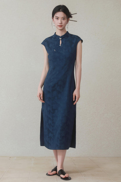 Summer Navy Denim Dress