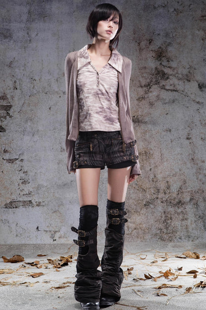 Slim Fit V-Neck Pullover Knit Top