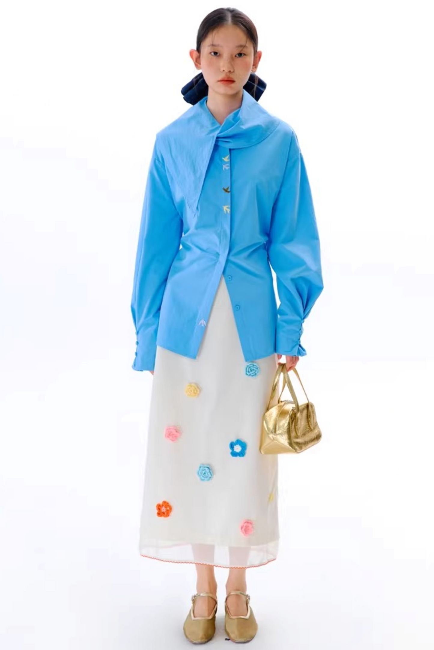 Dreidimensionaler Organza-Rock