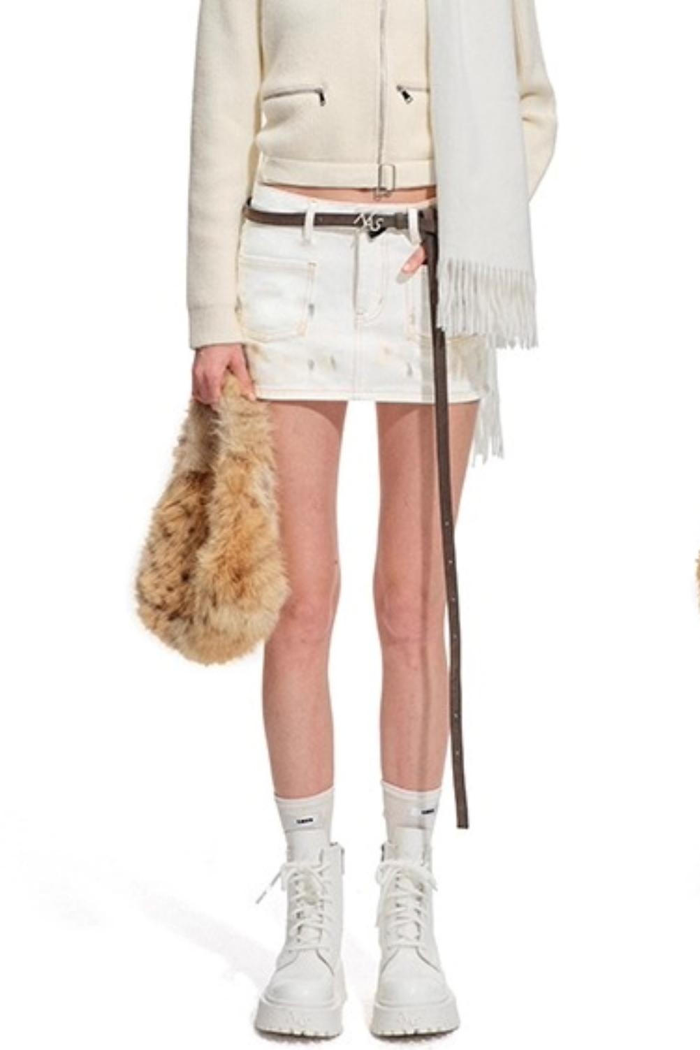 Polar Denim Twill Skirt