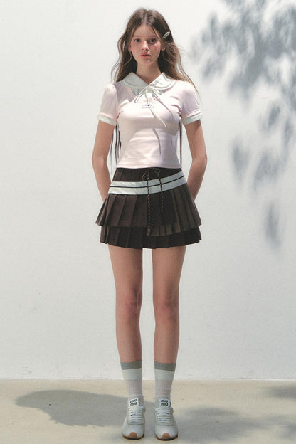 Chic Vintage Peplum Skirt