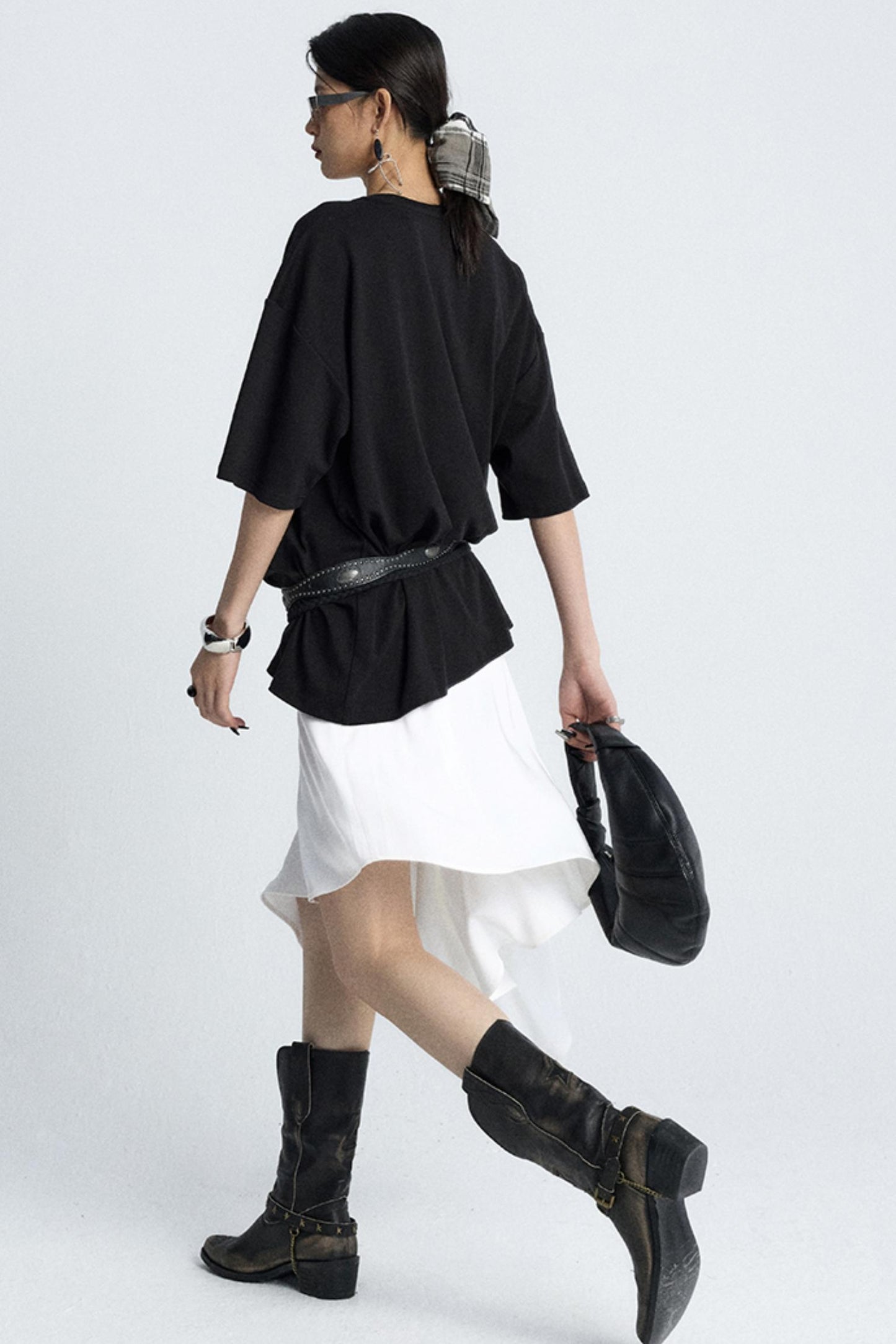 Mottled Chic Slouchy Tee