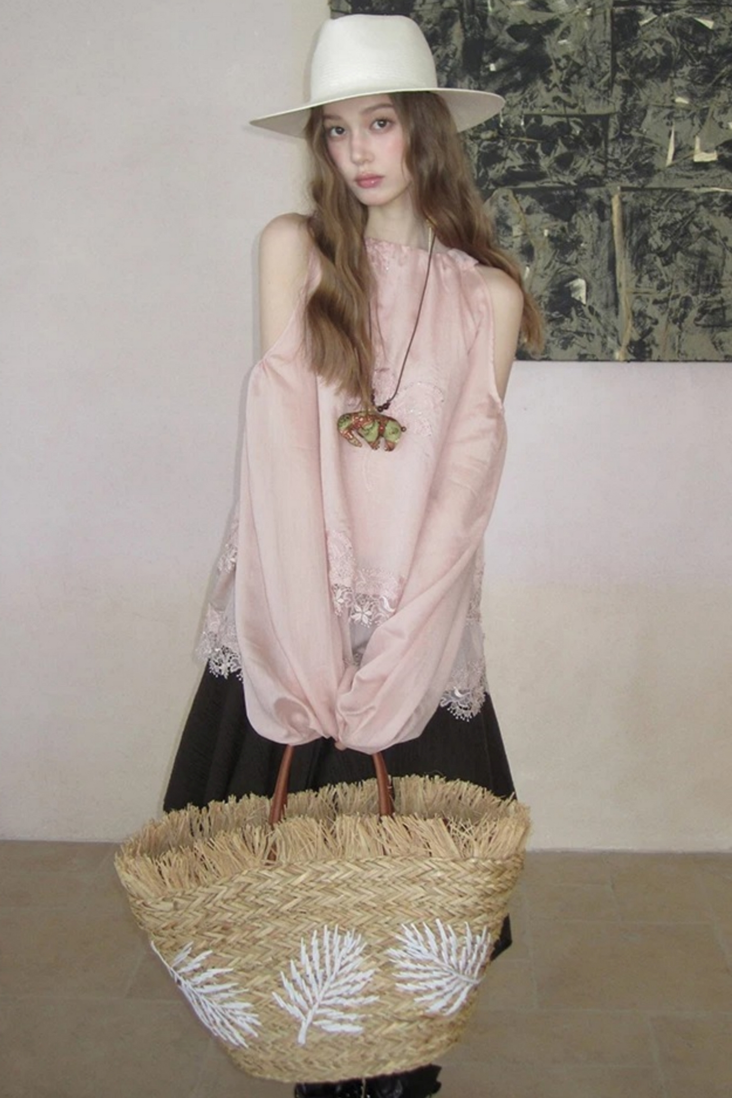 Frida Rose Lace Blouse
