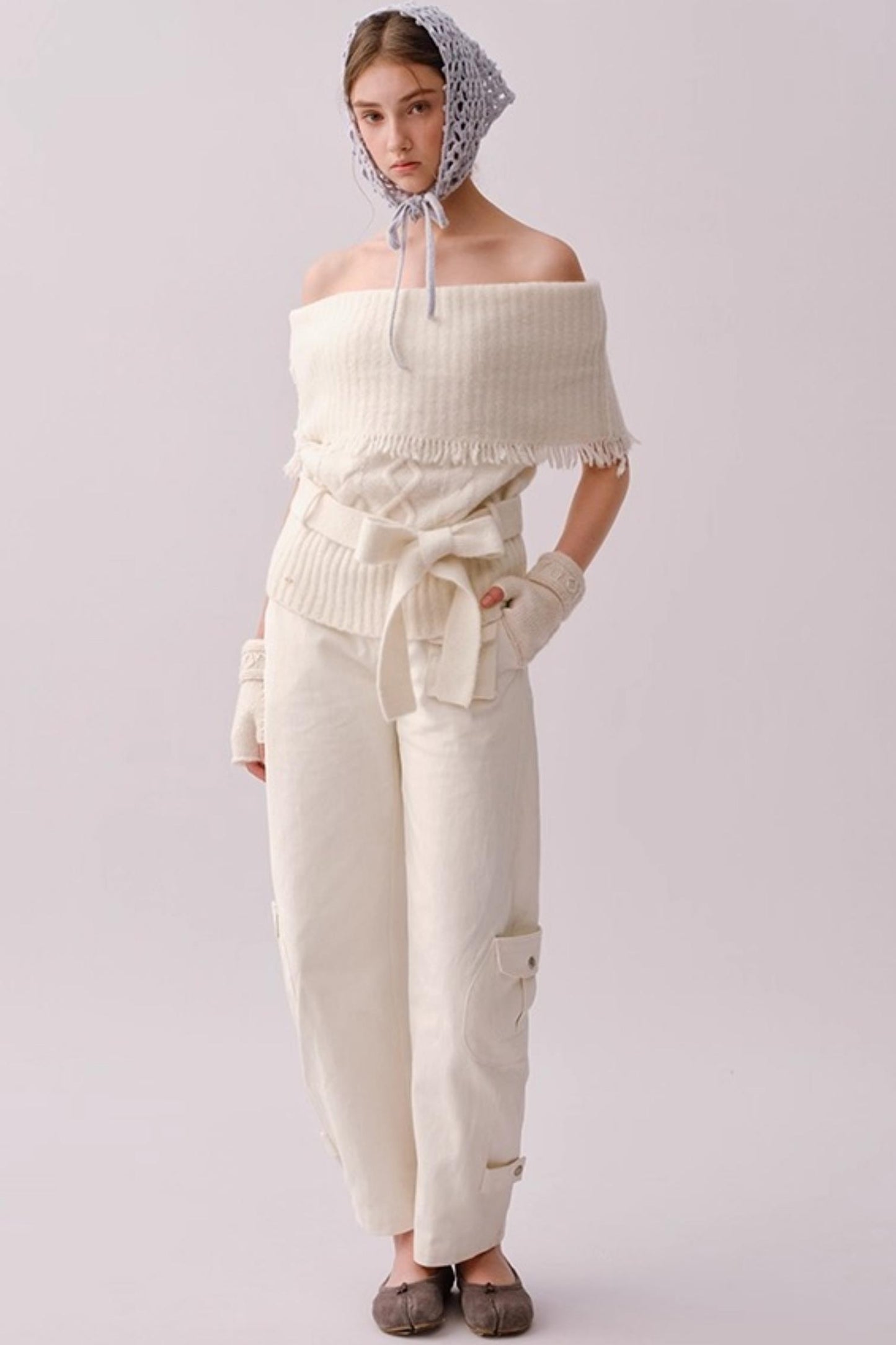 Rosa Retro Cotton Cargo Pants