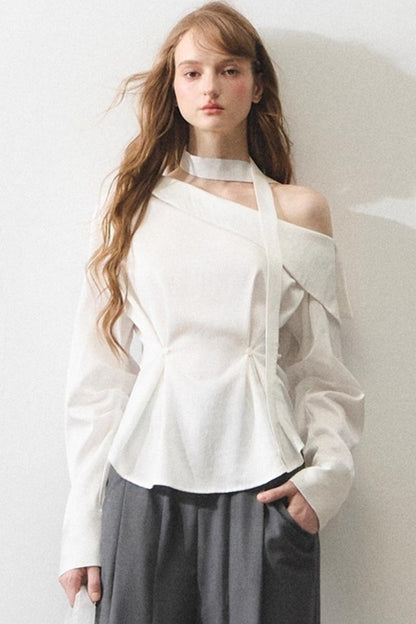 Mint Asymmetrical Shirt Set-Up