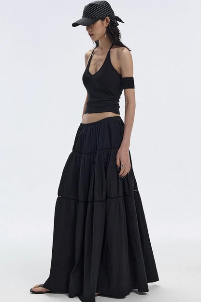 Deep Black Slim Vest