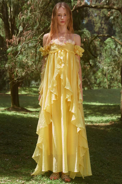 Vintage Tencel Rose Dress