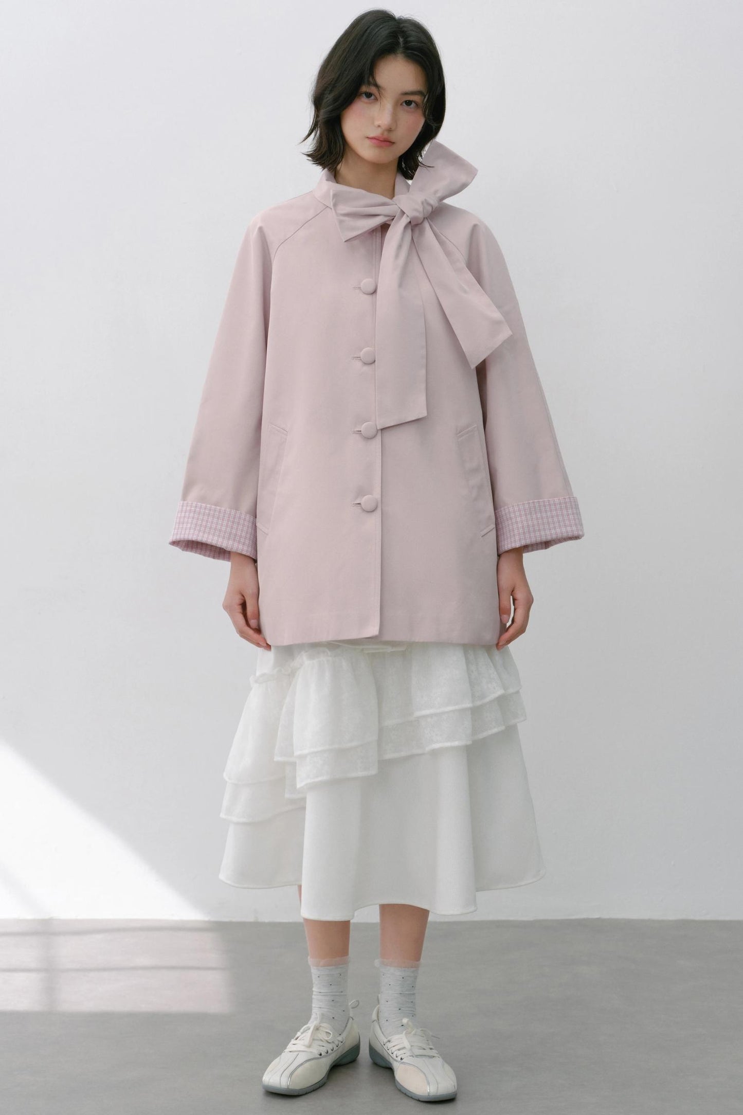 Sweet Bow Trench Coat