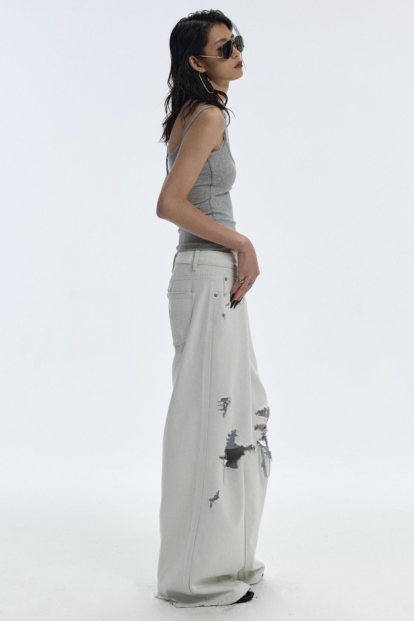 Summer Breathing Wide-Leg Jeans