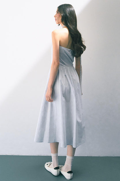 Summer Bow-Tie Sheath Dress