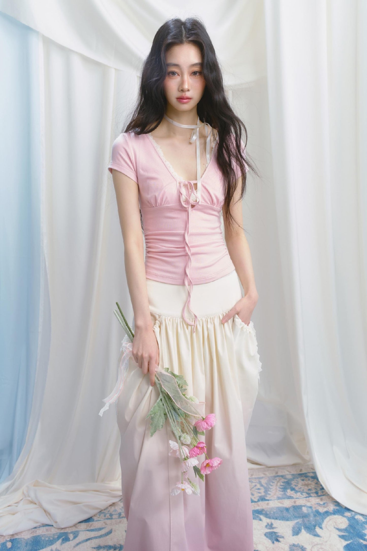 Peach Mint Desire Top