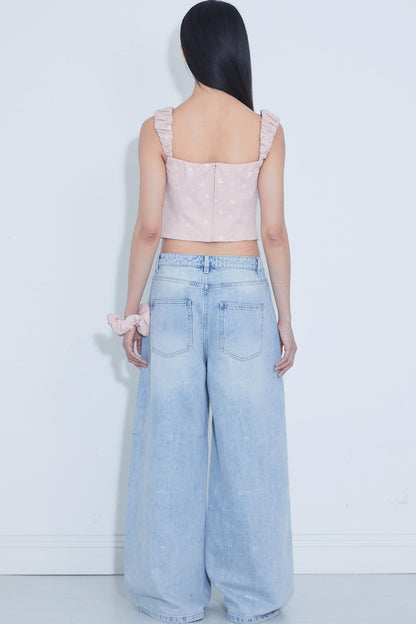 Rose Embossed Hair Band