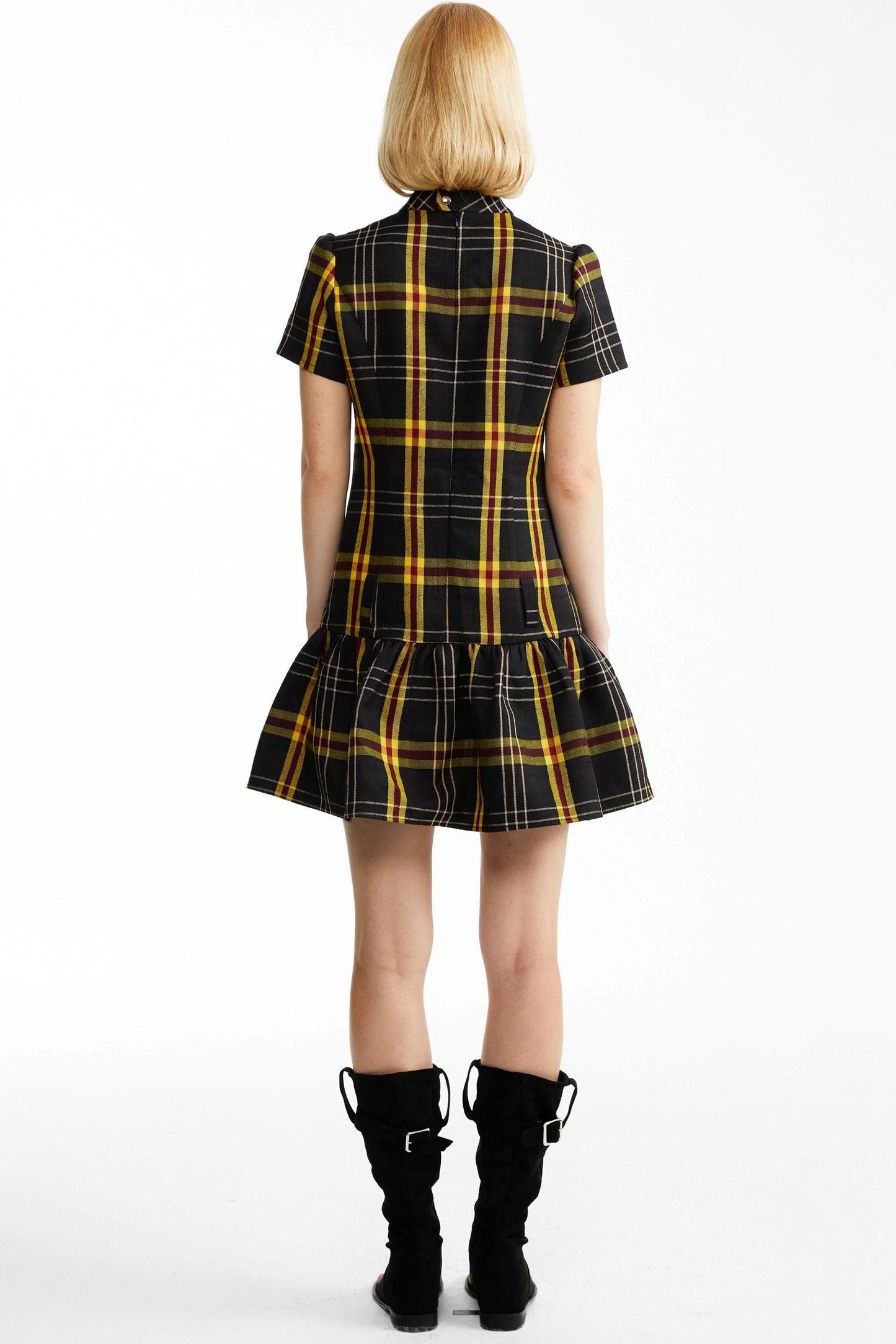 Fall Check Dress