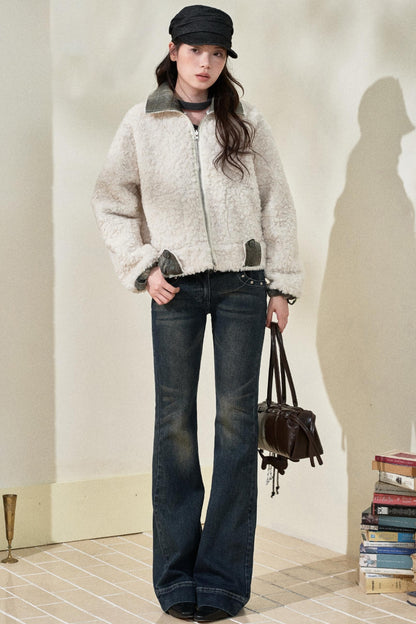 Burgundy Plaid Reversible Jacket