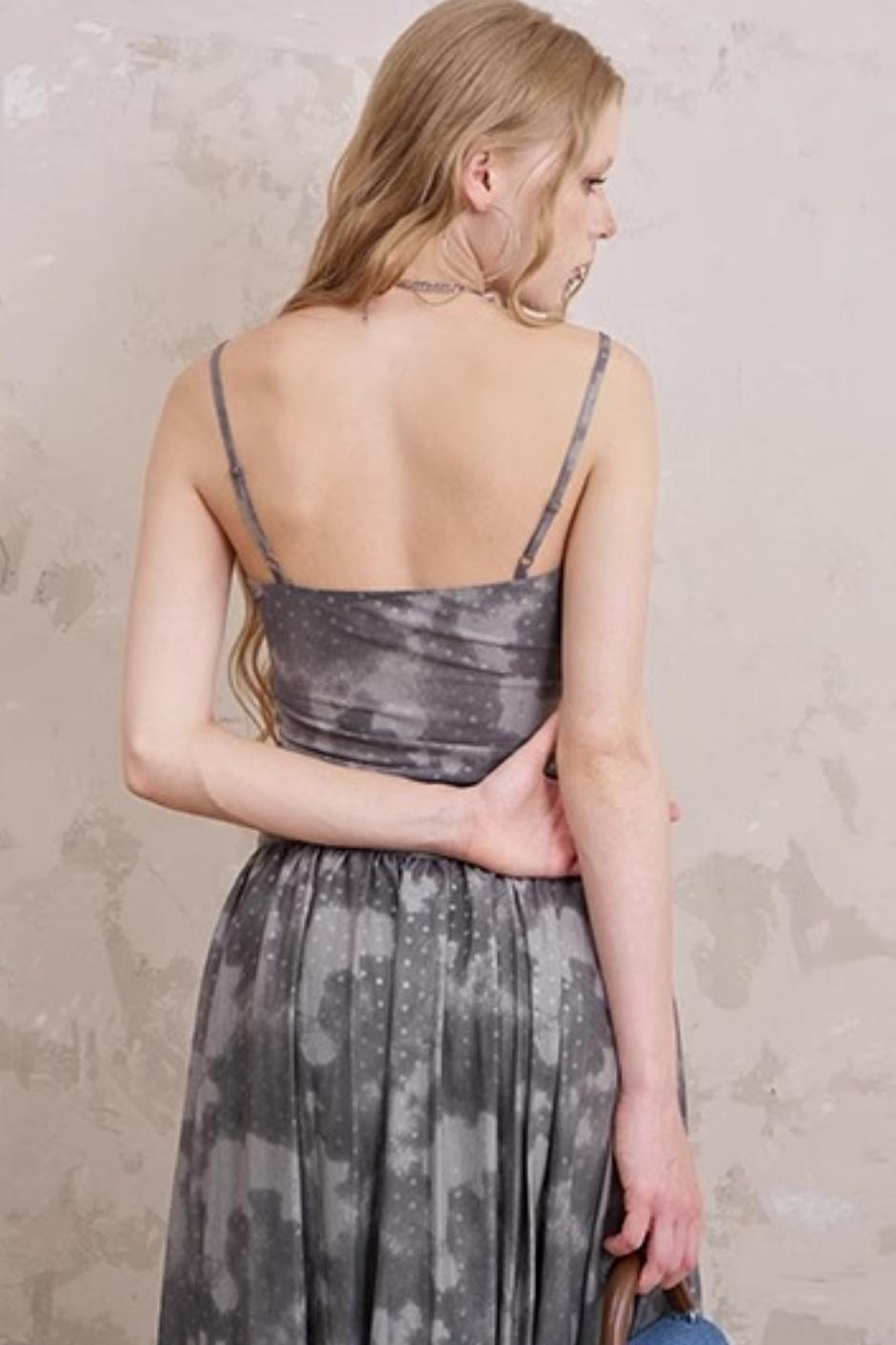 Polka Dot Maxi Dress