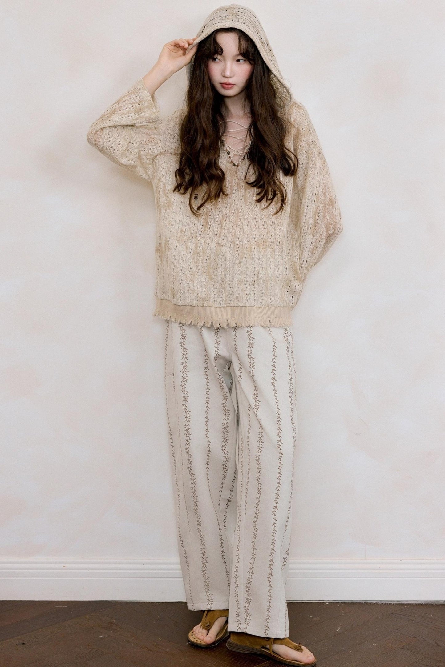 Original Neo-Bohemian Hooded Blouse