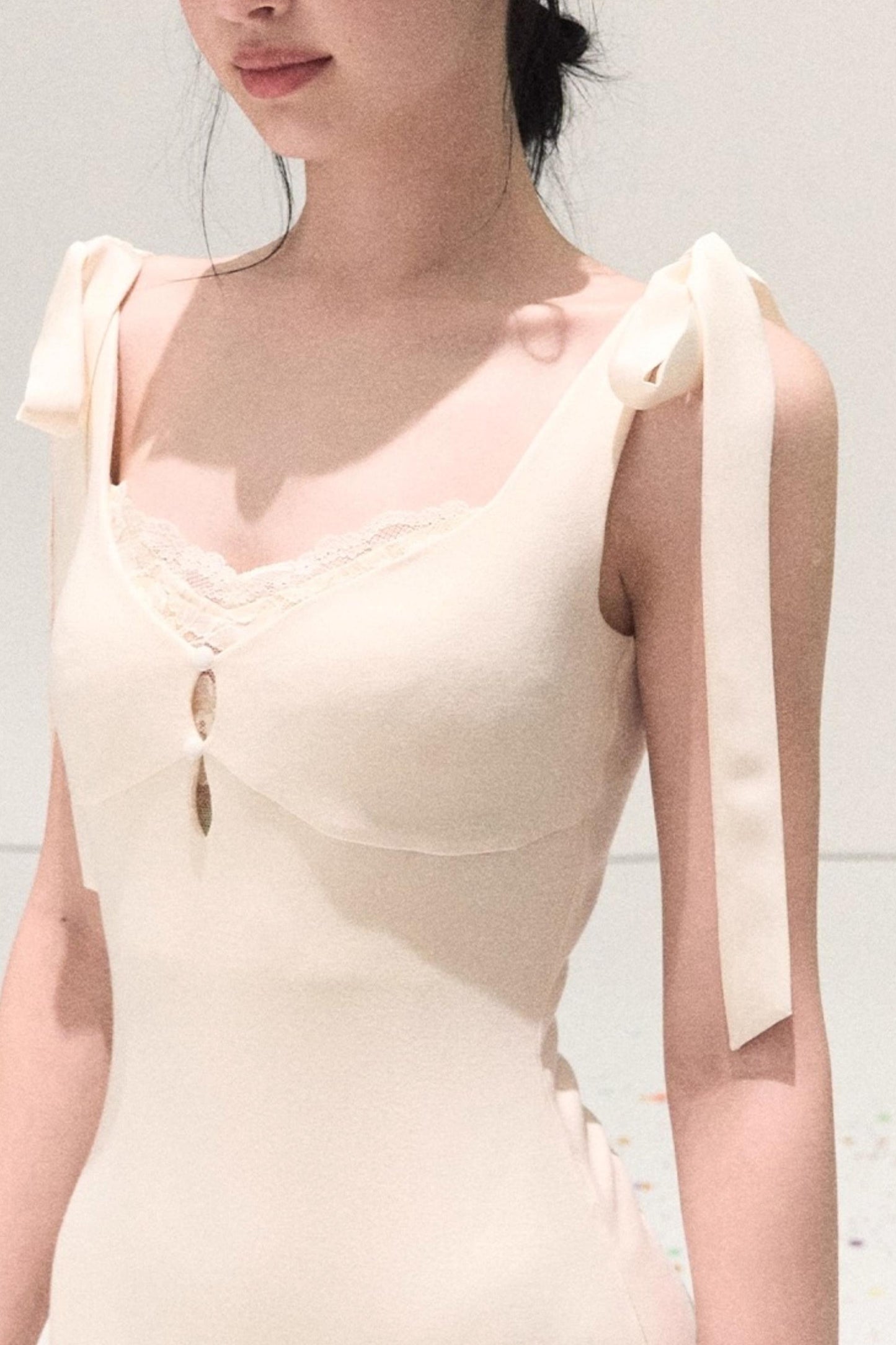 Snowfall Lace Knit Dress