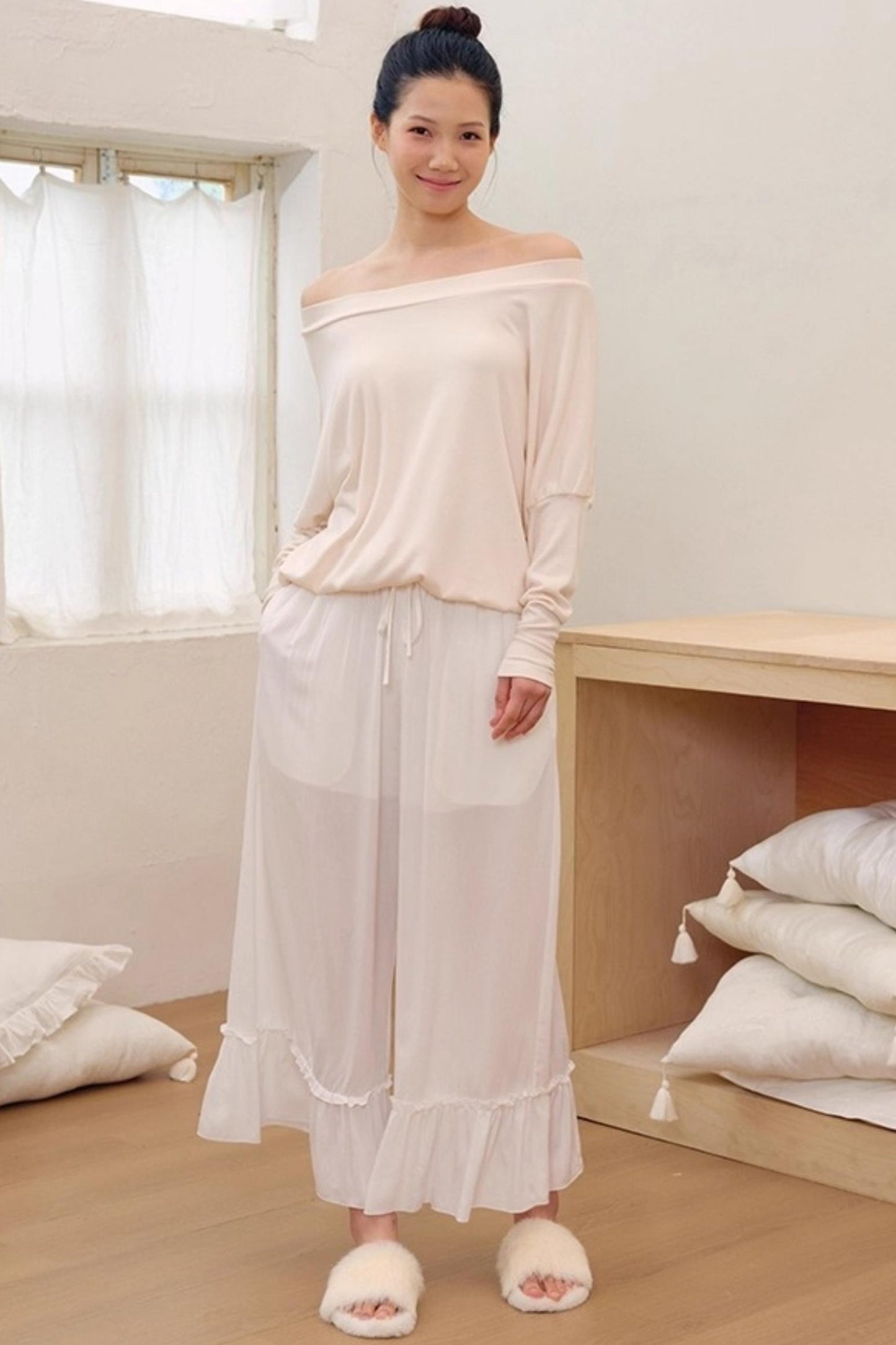 Breeze Elastic Waist Slimming Pants