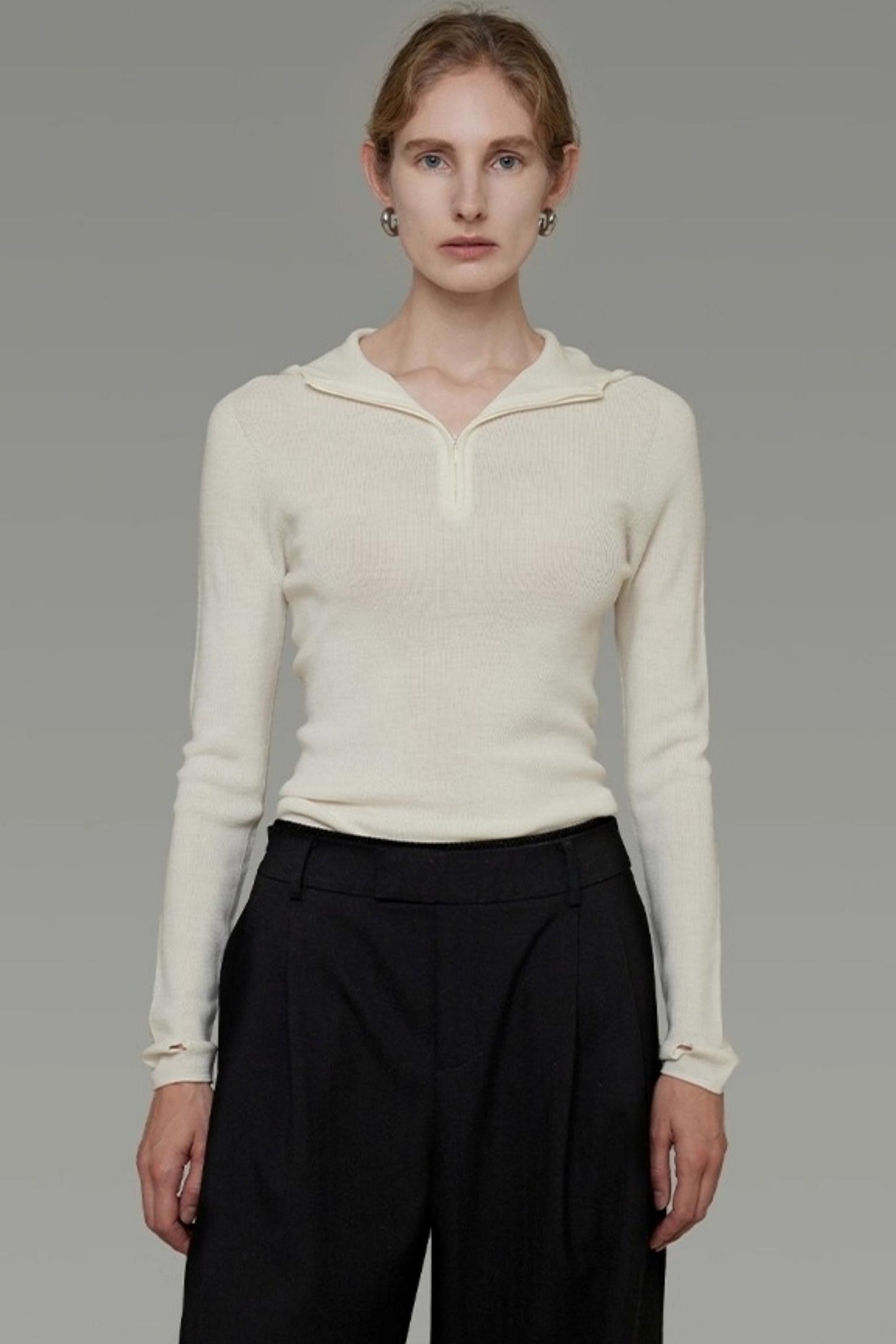 Slim Knitted Base Sweater