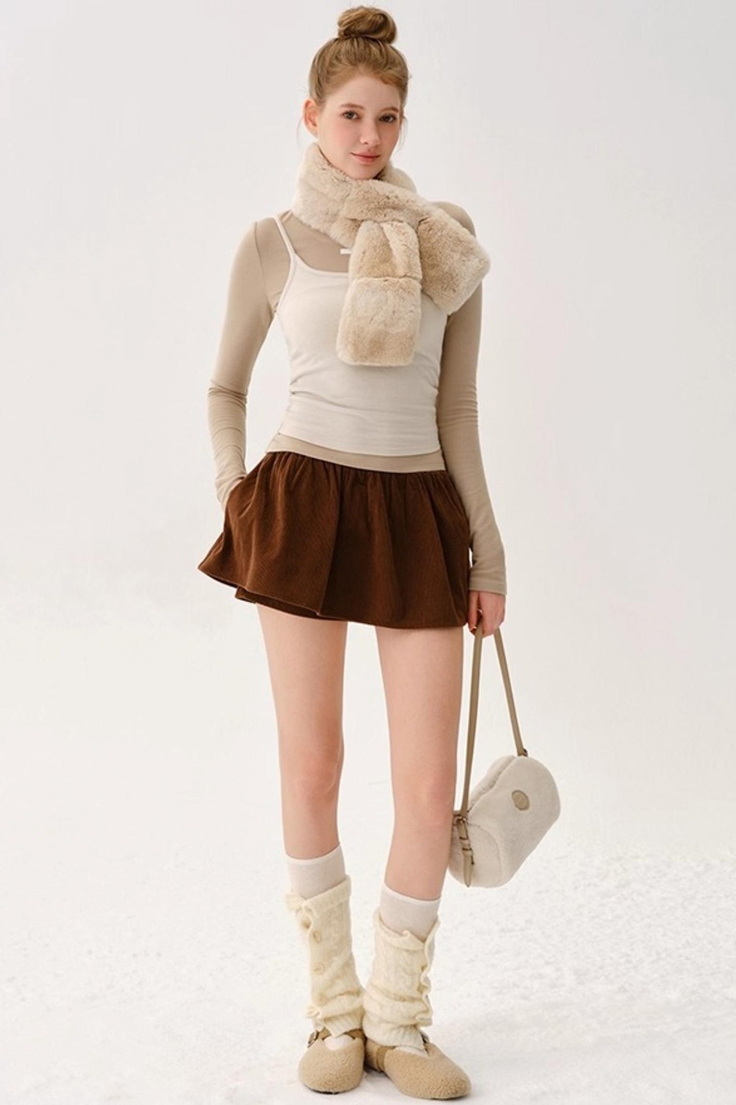 Warm Wool Blend Knit Socks