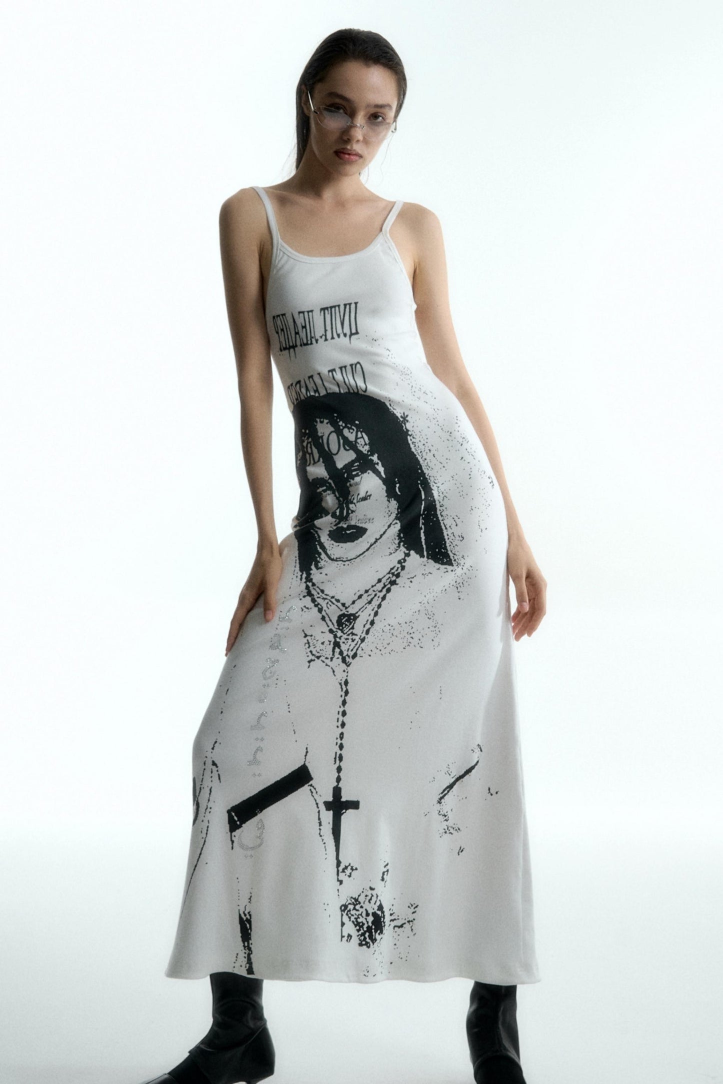 Spicy Halter Rhinestone Maxi Dress