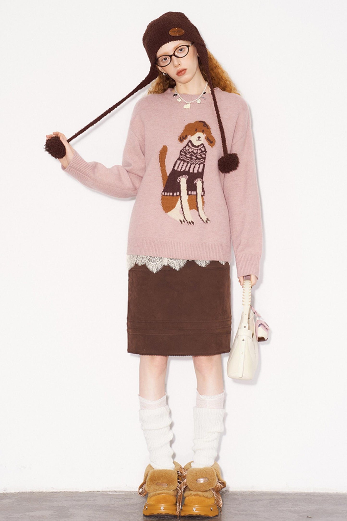 Winter Straight Leather Skirt