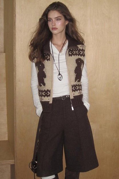 Rabbit Wool Cardigan