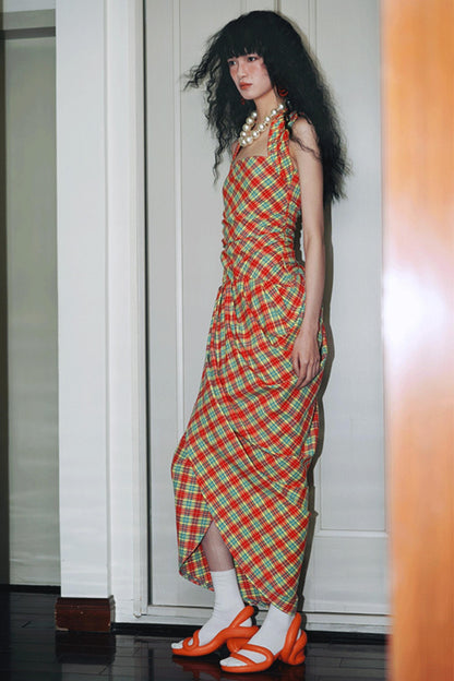 Floral Asymmetrical Crop Dress