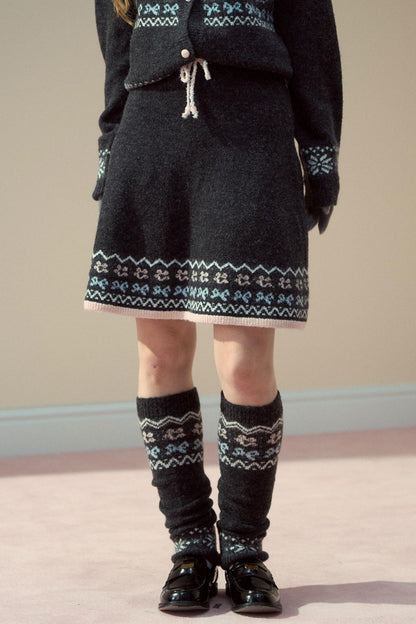 Sunset Fair Knitted Top & Skirt Set-Up