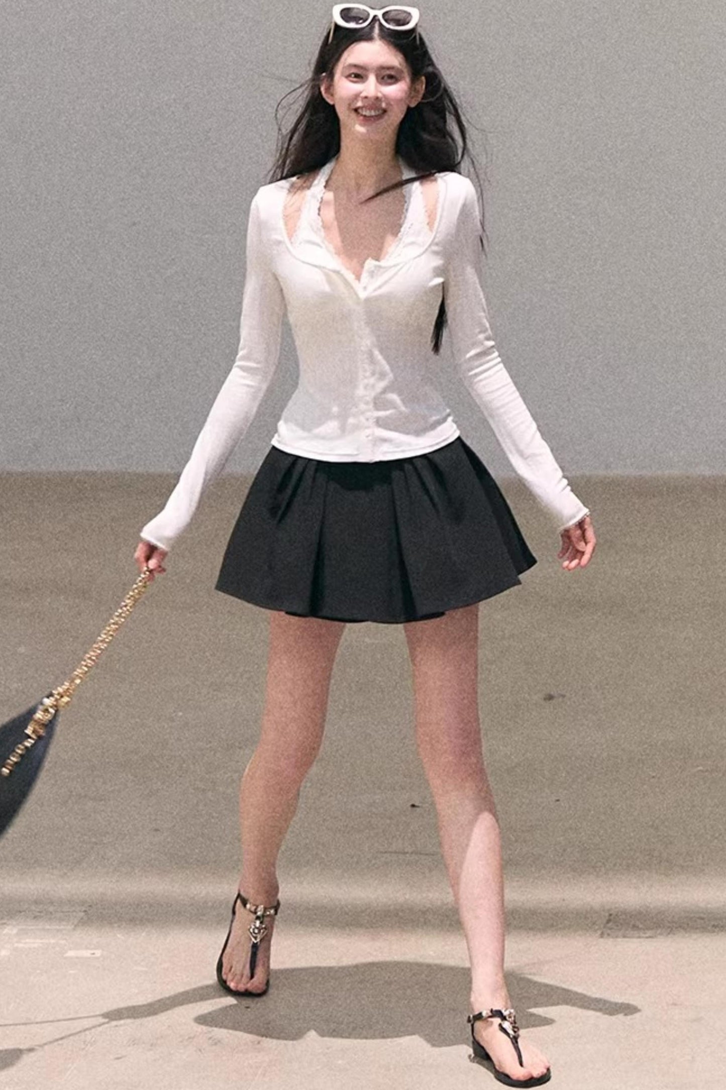 Sycamore Moonlight Pleated Skirt