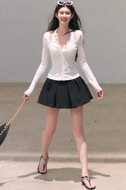 Sycamore Moonlight Pleated Skirt