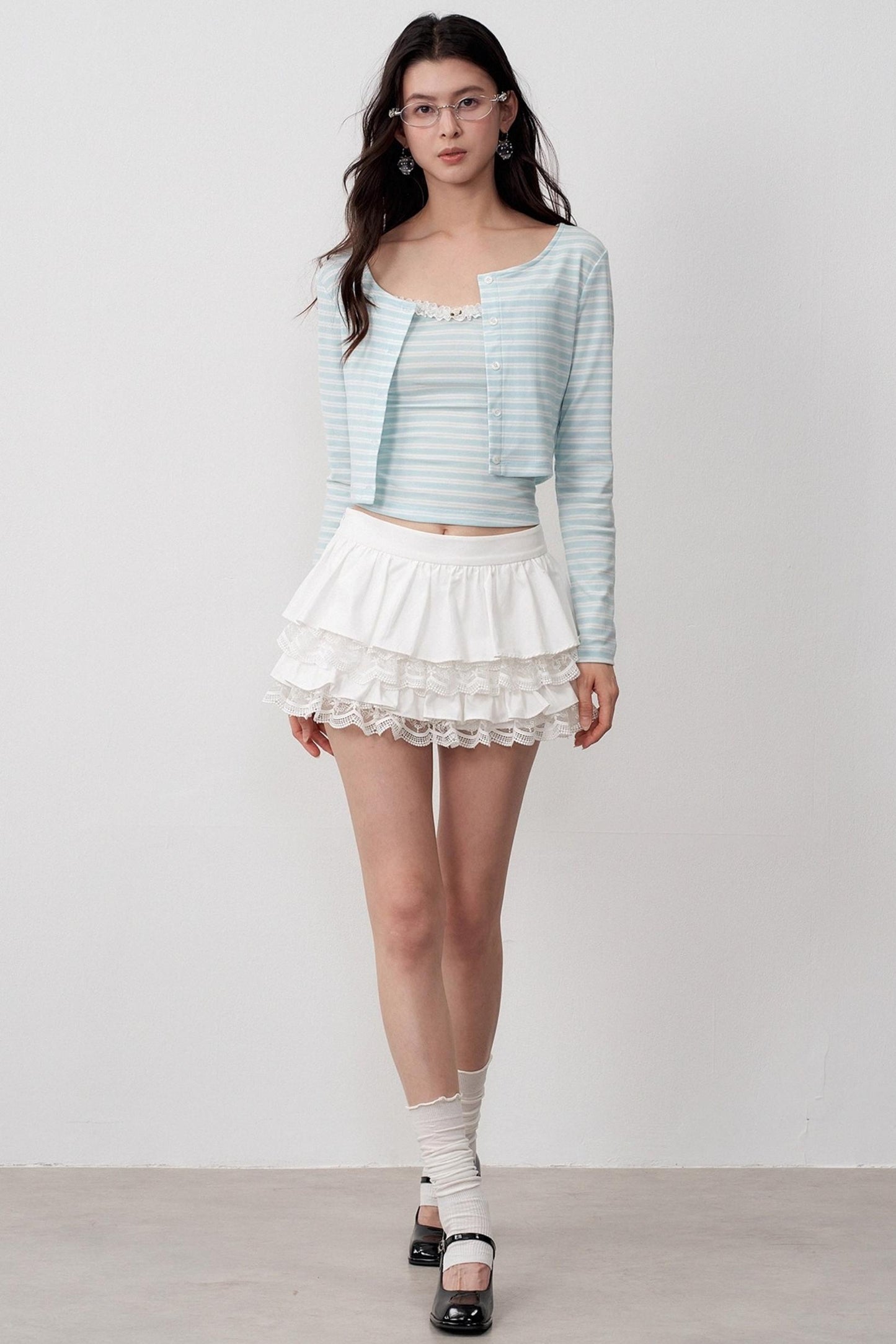 Classic Layered Style Jacket Set