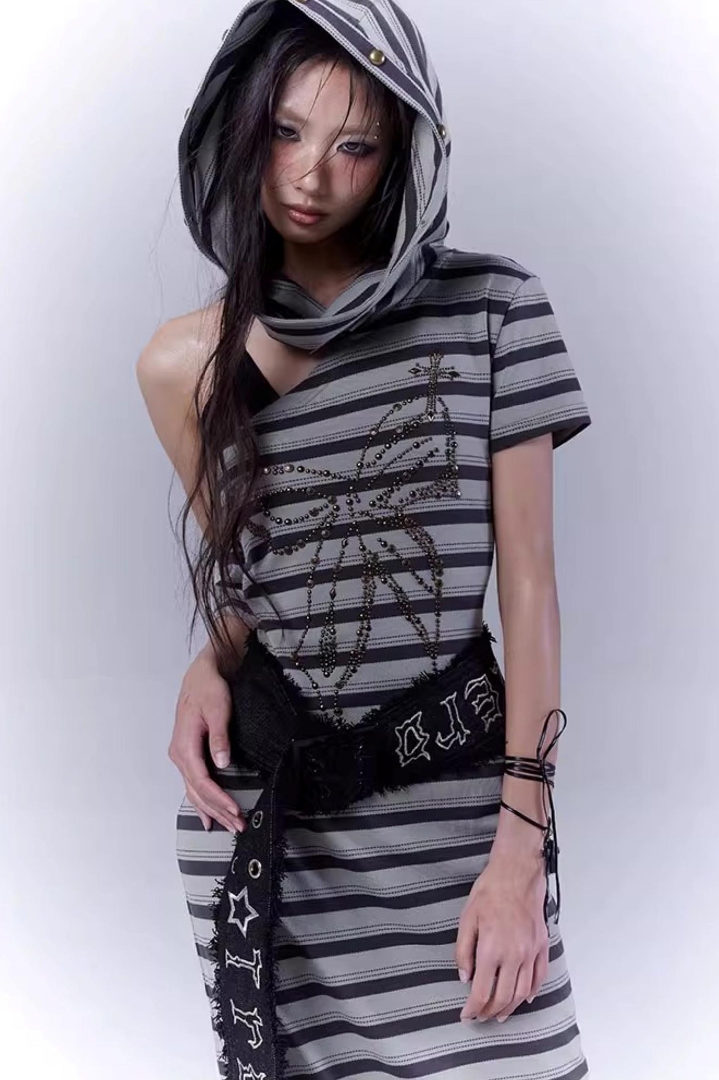 Striped Wasteland Dress Set-Up