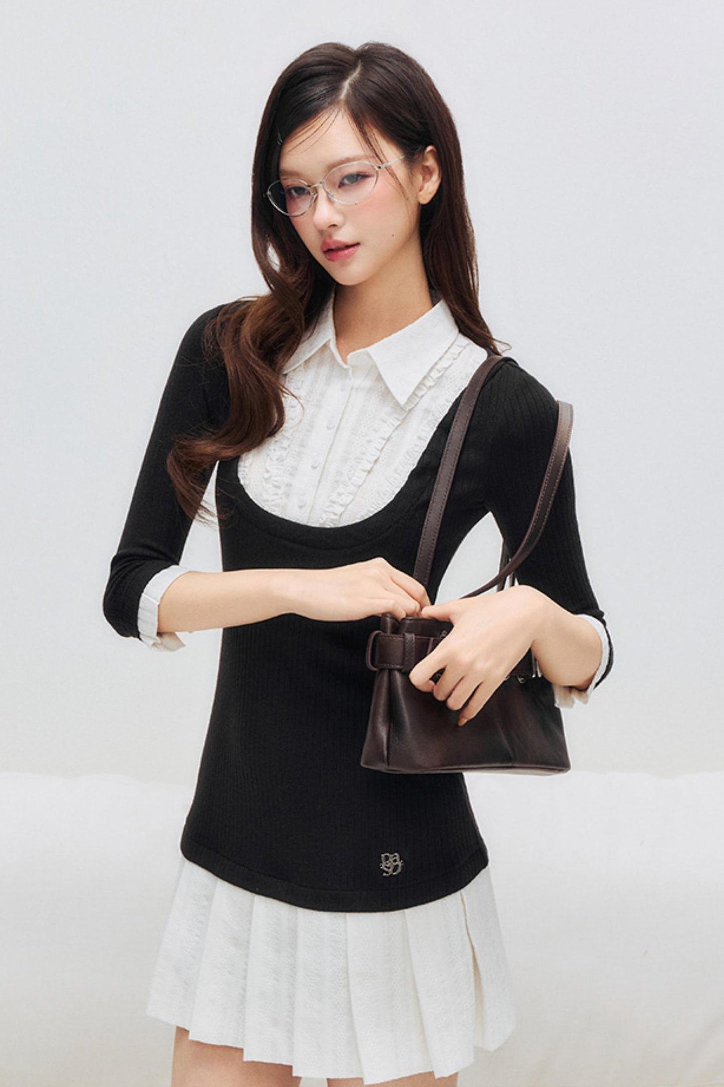 Summer Lace Pleated Dress