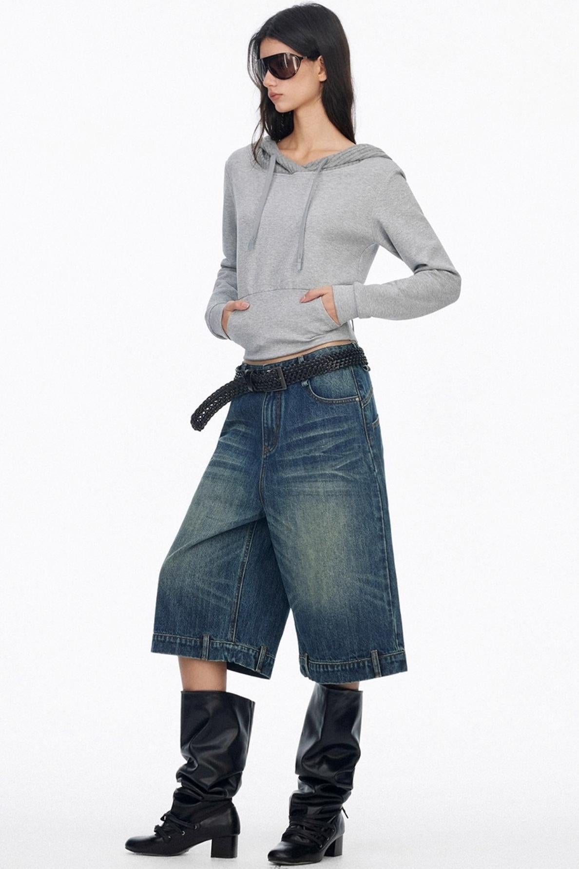 Slim One Shoulder Hoodie