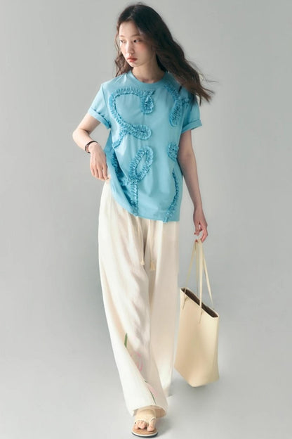 Linen Tie-Top and Pants Set-Up