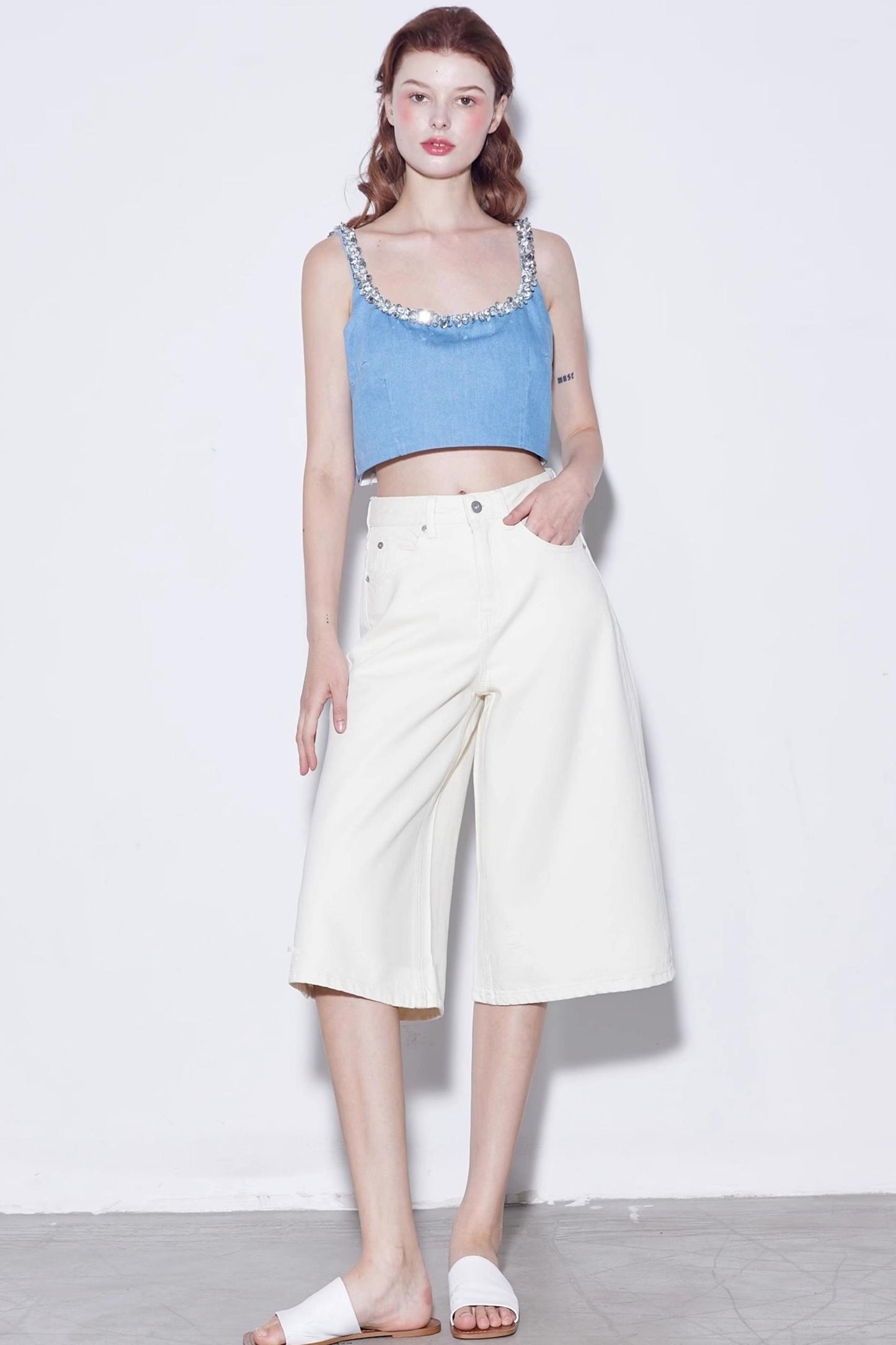 Luxury Denim Undershirt